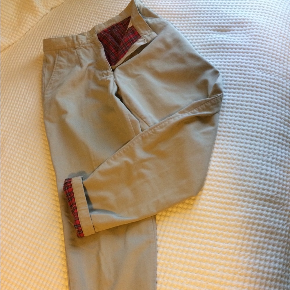 Llbean classic lined chinos